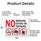 Signmission No Smoking Eating or Drinking with Graphic OSHA ANSI Sign, Aluminum, 14in W x 10in L, 2PK OS-2PACK-MISC-A-1014-L-19502 - alternate 5